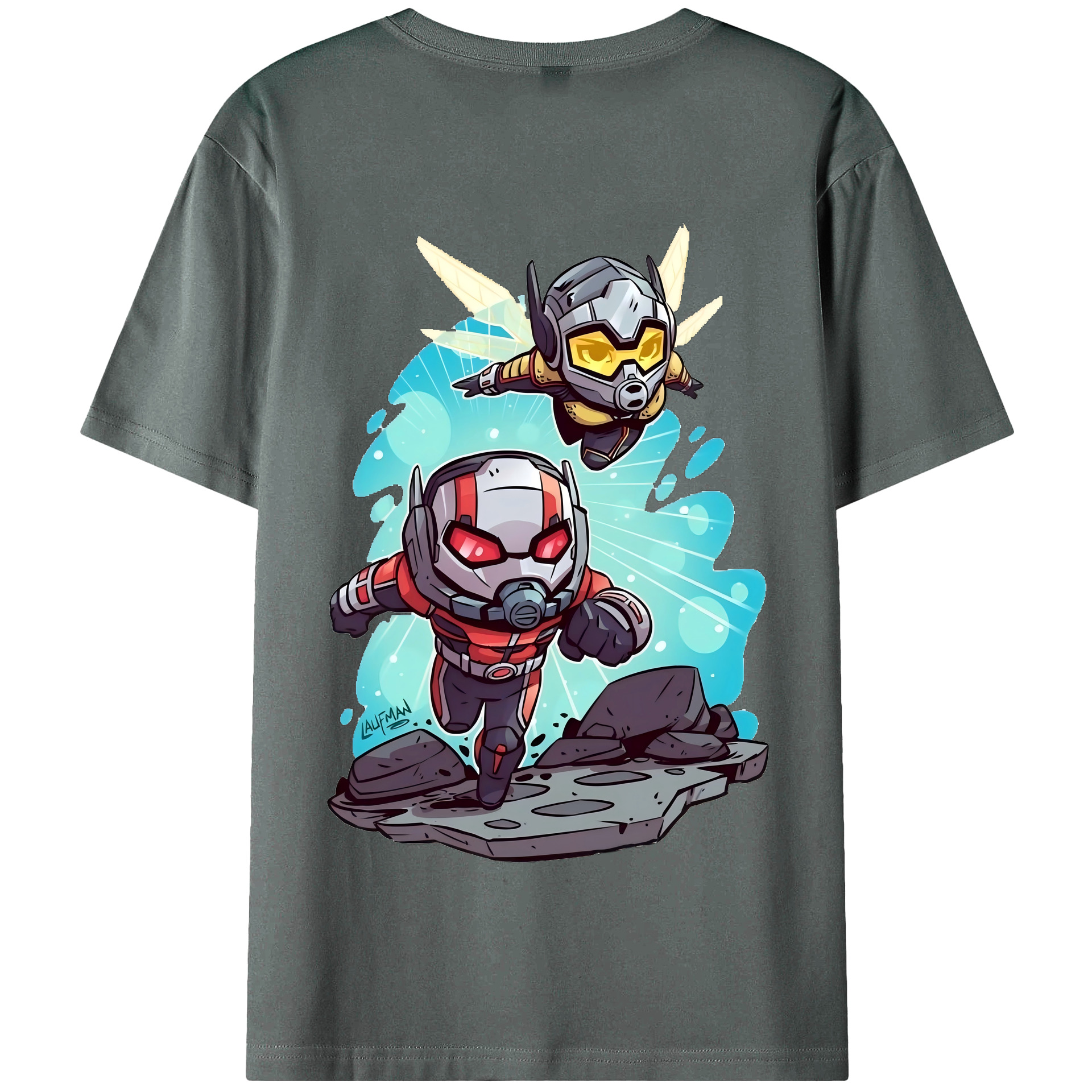 （画像用） アベンジャーズ The Avengers 綿100％半袖Tシャツ（背面プリント）
